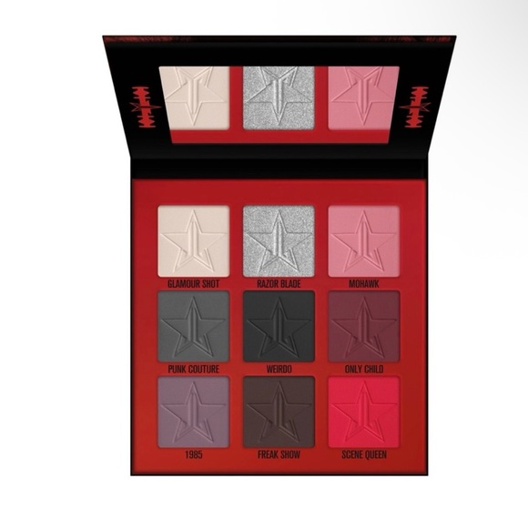 Jeffree Star Cosmetics‎ Mini Weirdo
Eyeshadow Palette red black rare 9 pan new - Picture 1 of 7